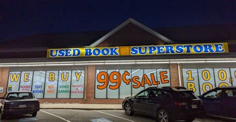 Used book superstore - The Largest Used Bookstore in New England. 256 Cambridge St., Burlington, MA 01803. (781) 272-6650. We have over 100,000 books on our shelves, and we add more every …